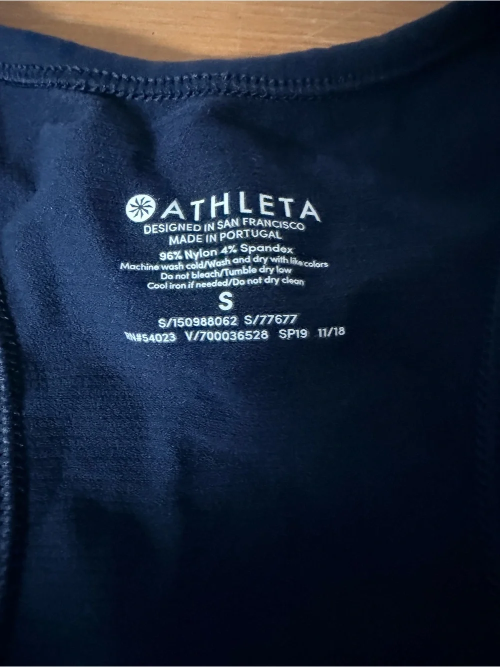Athleta rouched navy